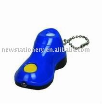 Shoes shape plastic pencil sharpener with chain BINT38032