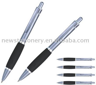 Stainless steel +shining painting barrel metal ballpoint pen